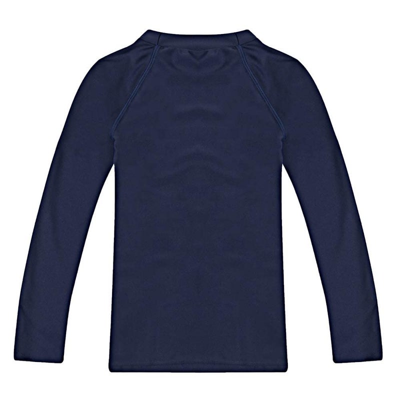 ESTAMICO Boys Long Sleeve Rash Guard Swim Shirts UPF 50+ Sun Protection Swimwear Quick Dry Rashguard Athletic Swimwear, Navy 4T - Image 2